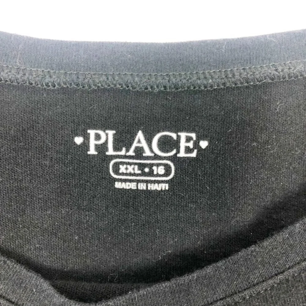 The Children's Place Crew Neck T-Shirt Kids Size XXL-16 Long Sleeve Cotton Tee